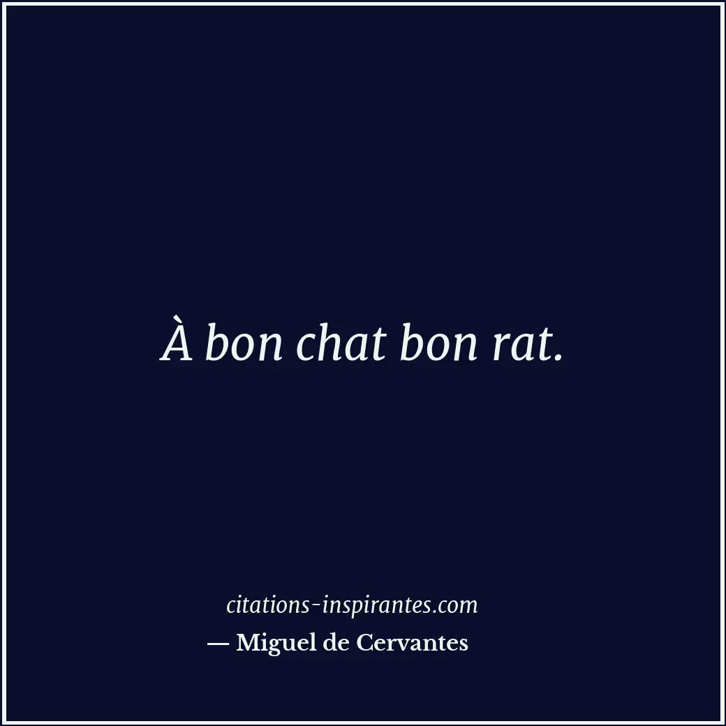 Citation de Miguel de Cervantes