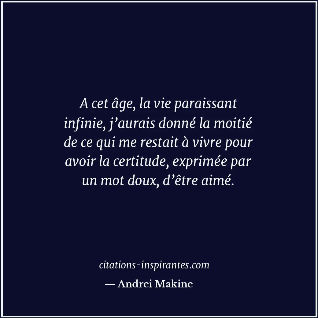 Citation de Andrei Makine