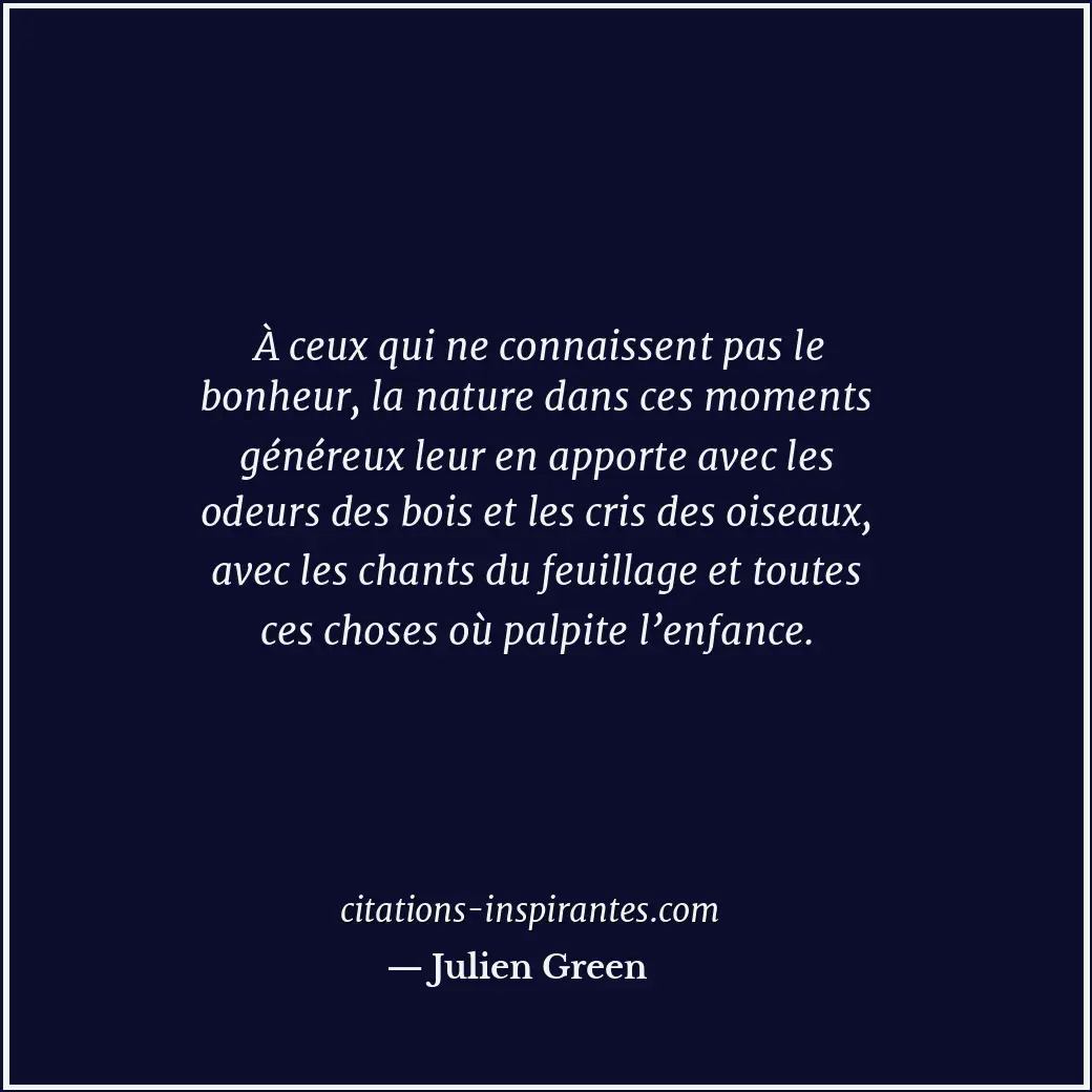 Citation de Julien Green