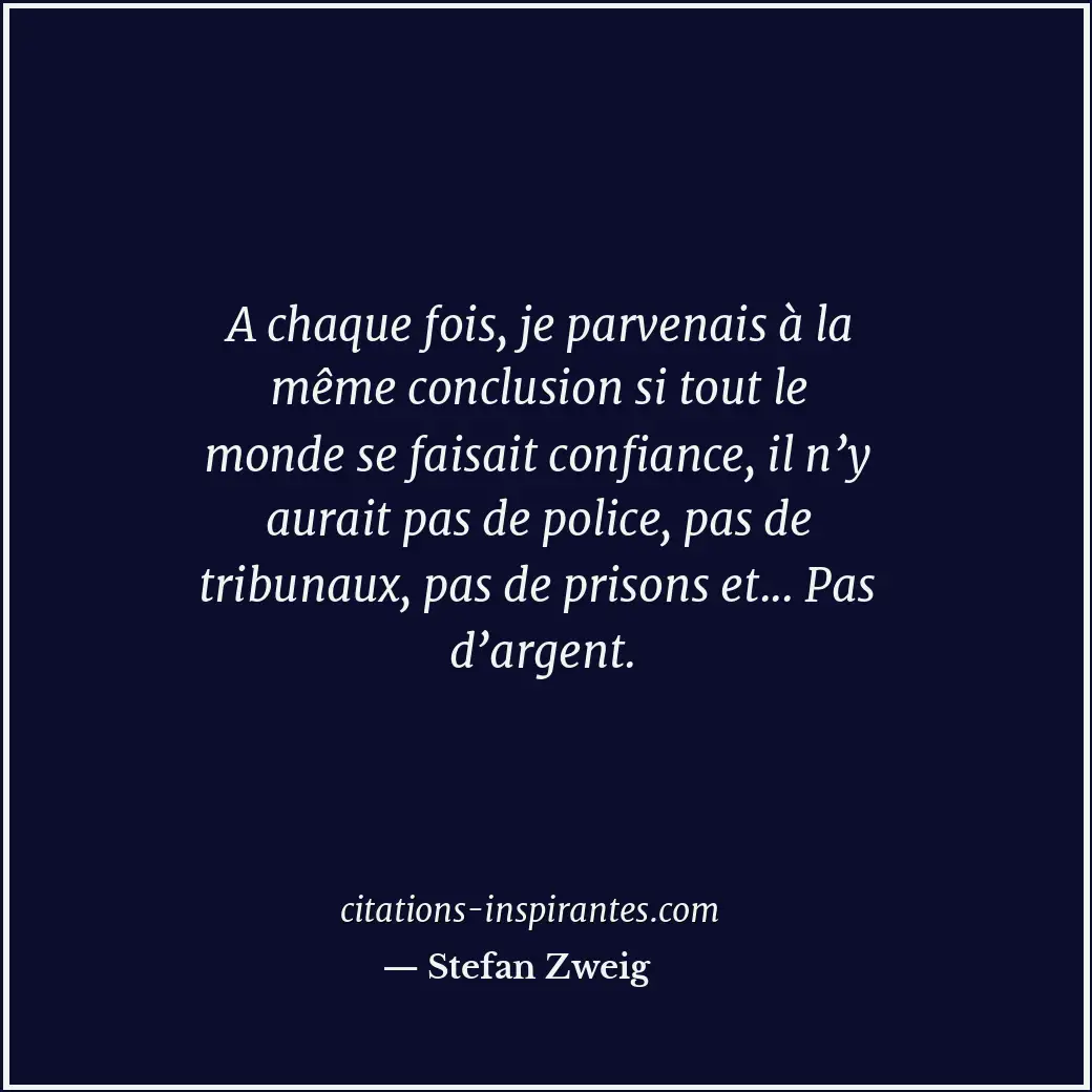 Citation de Stefan Zweig