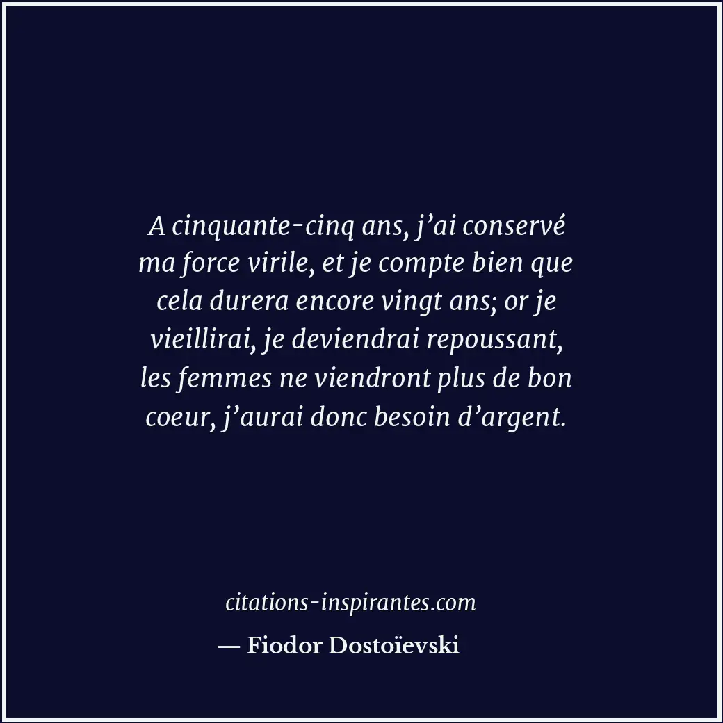 Citation de Fiodor Dostoïevski