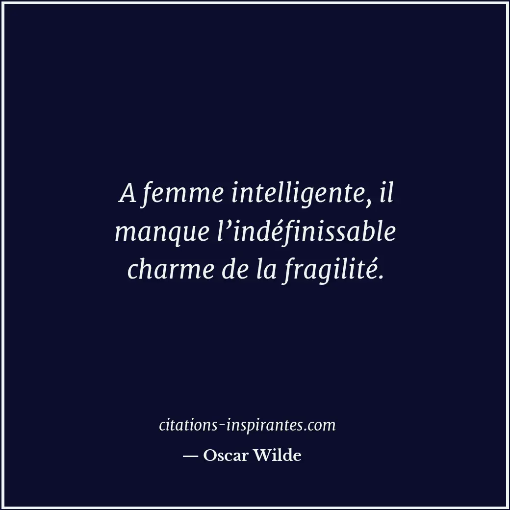 Citation de Oscar Wilde