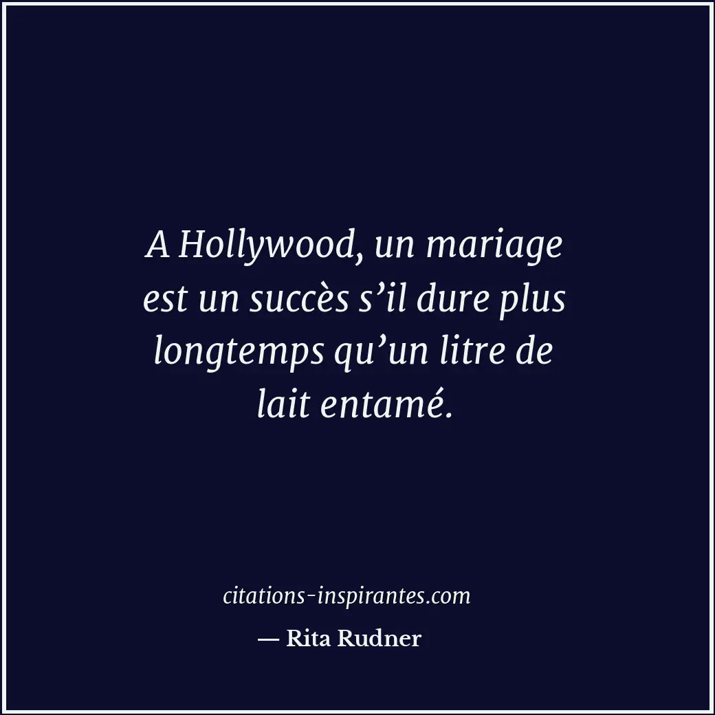 Citation de Rita Rudner