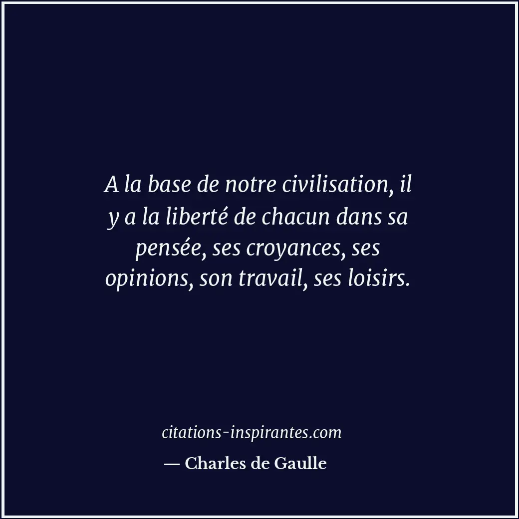 Citation de Charles de Gaulle