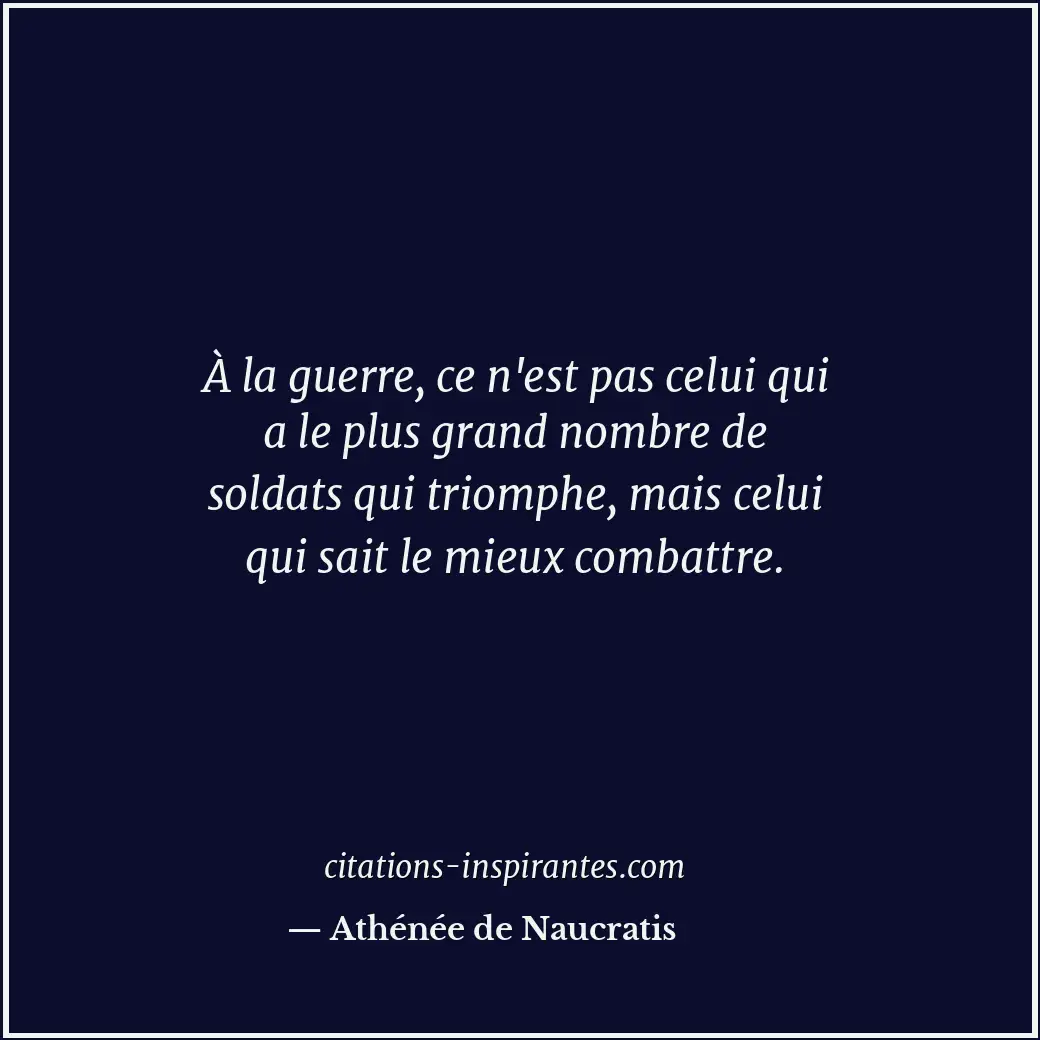 Citation de Athénée de Naucratis