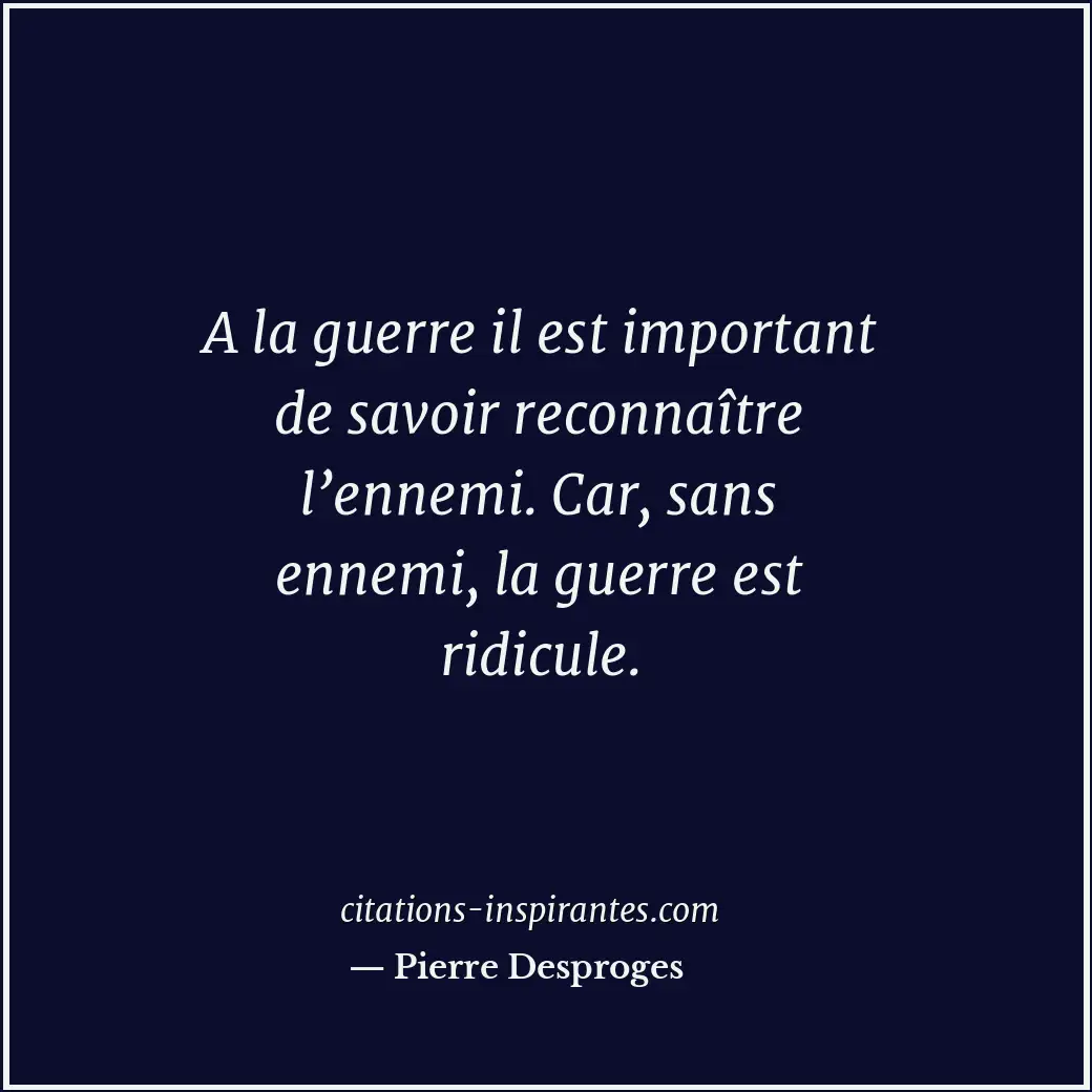Citation de Pierre Desproges