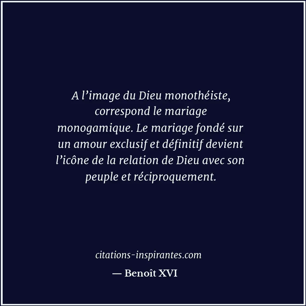 Citation de Benoît XVI