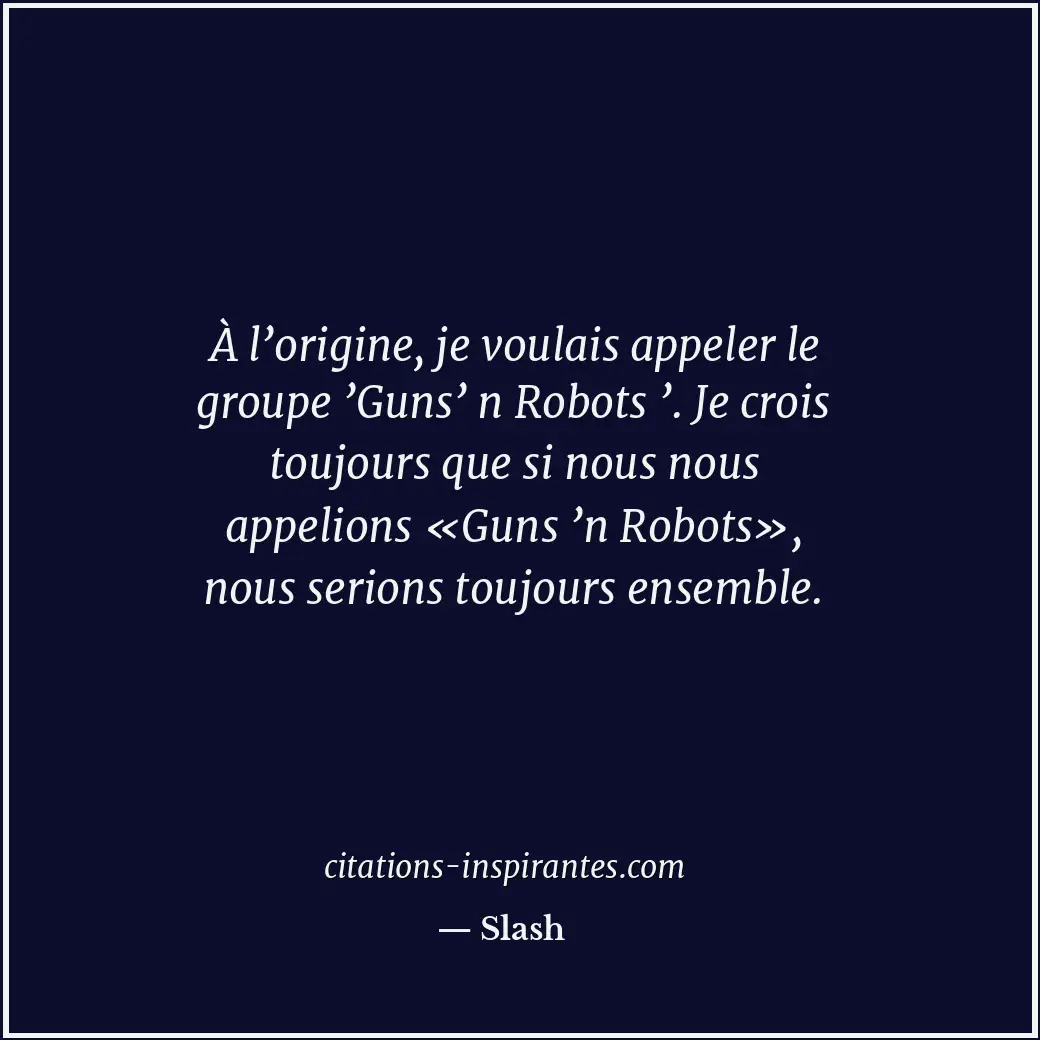 Citation de Slash