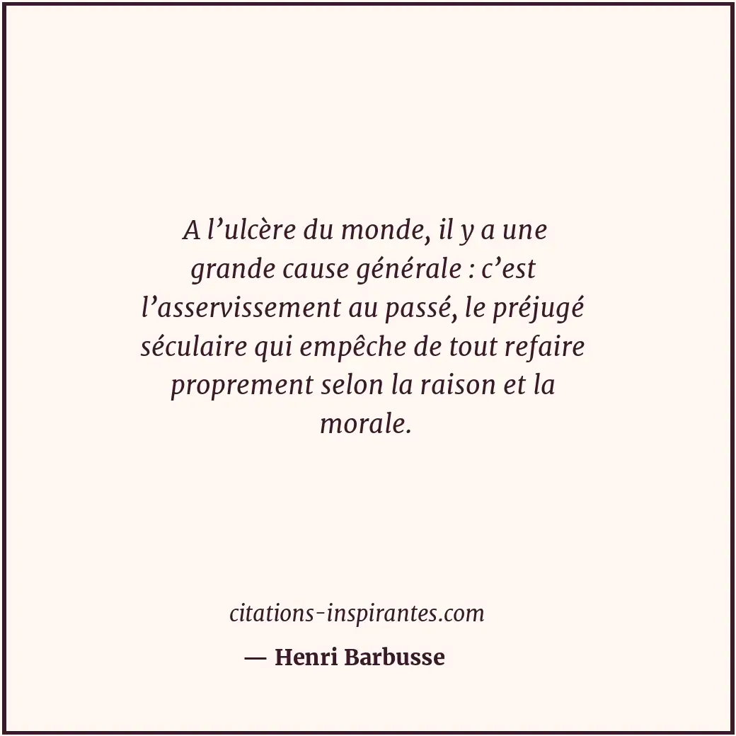 Citation de Henri Barbusse