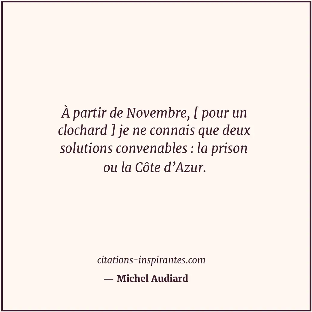 Citation de Michel Audiard