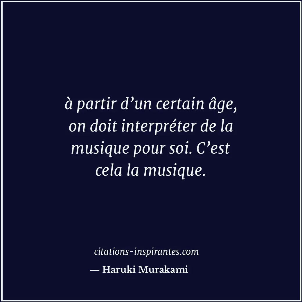 Citation de Haruki Murakami