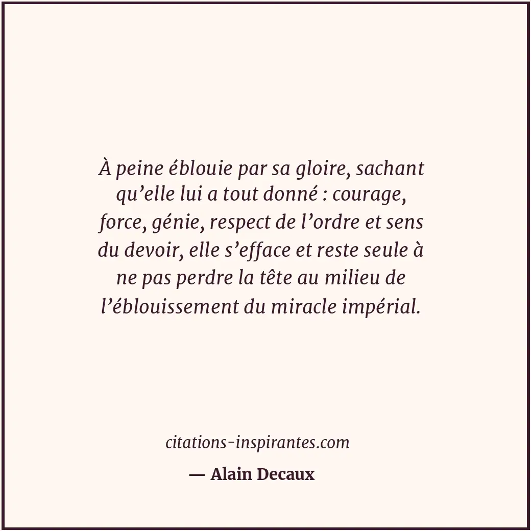 Citation de Alain Decaux