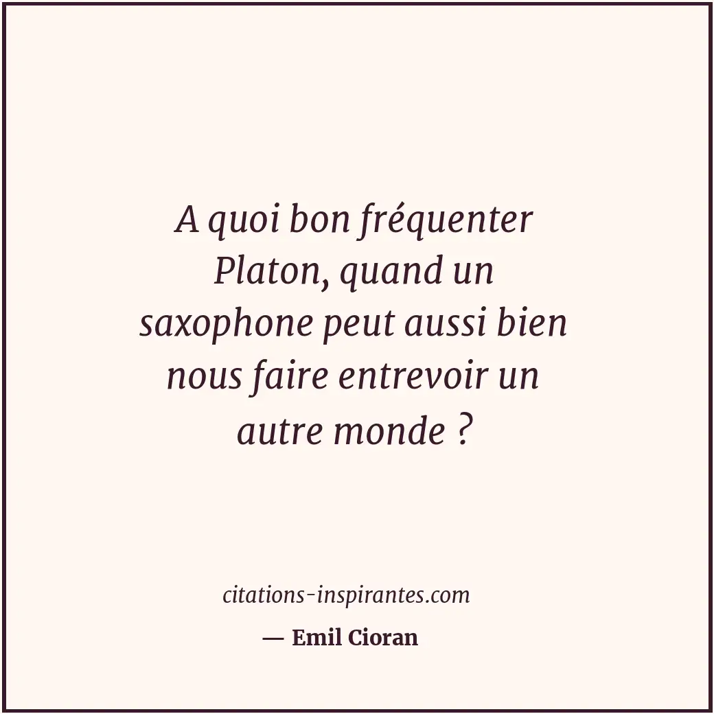 Citation de Emil Cioran
