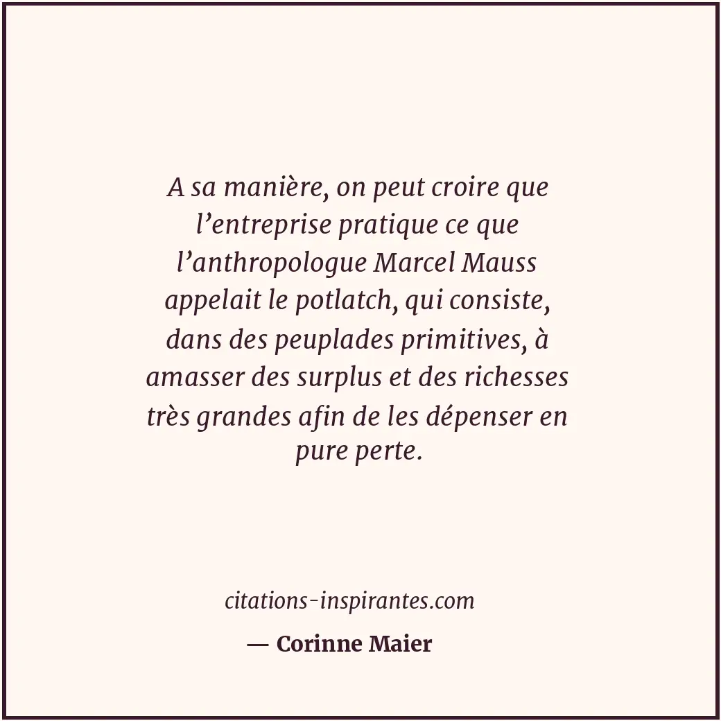Citation de Corinne Maier