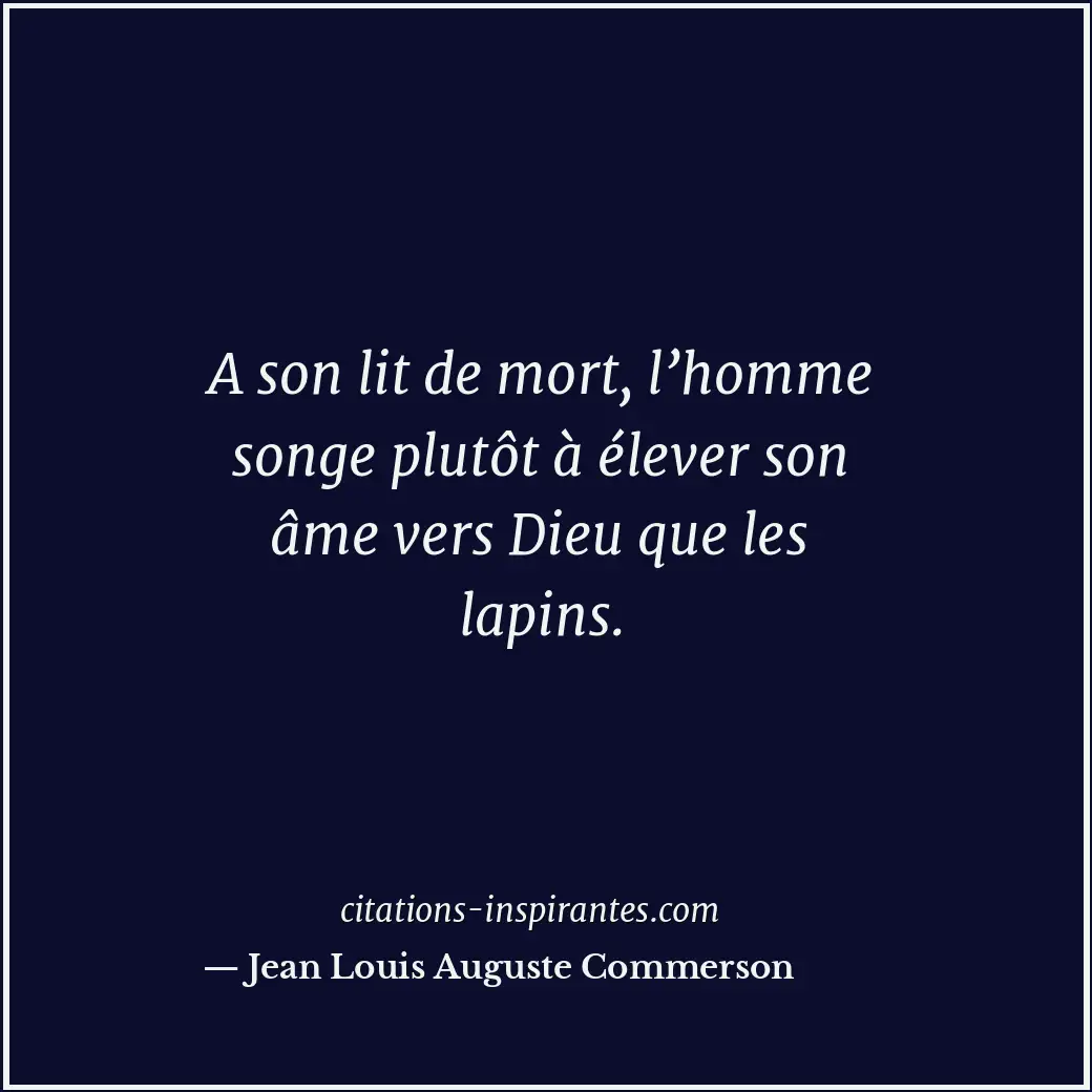 Citation de Jean Louis Auguste Commerson
