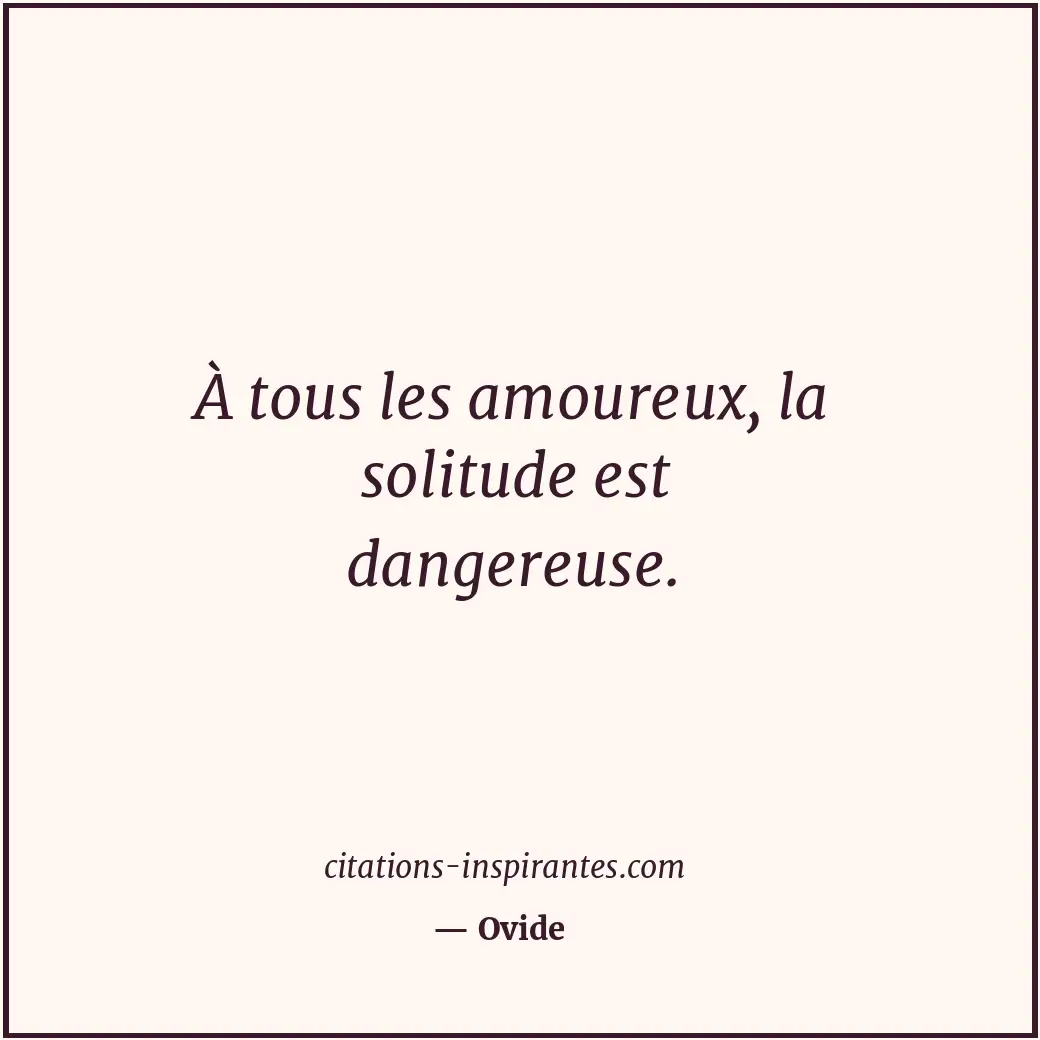 Citation de Ovide