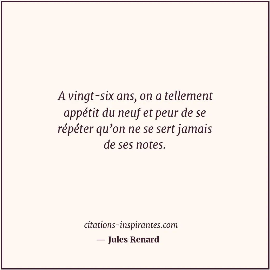 Citation de Jules Renard