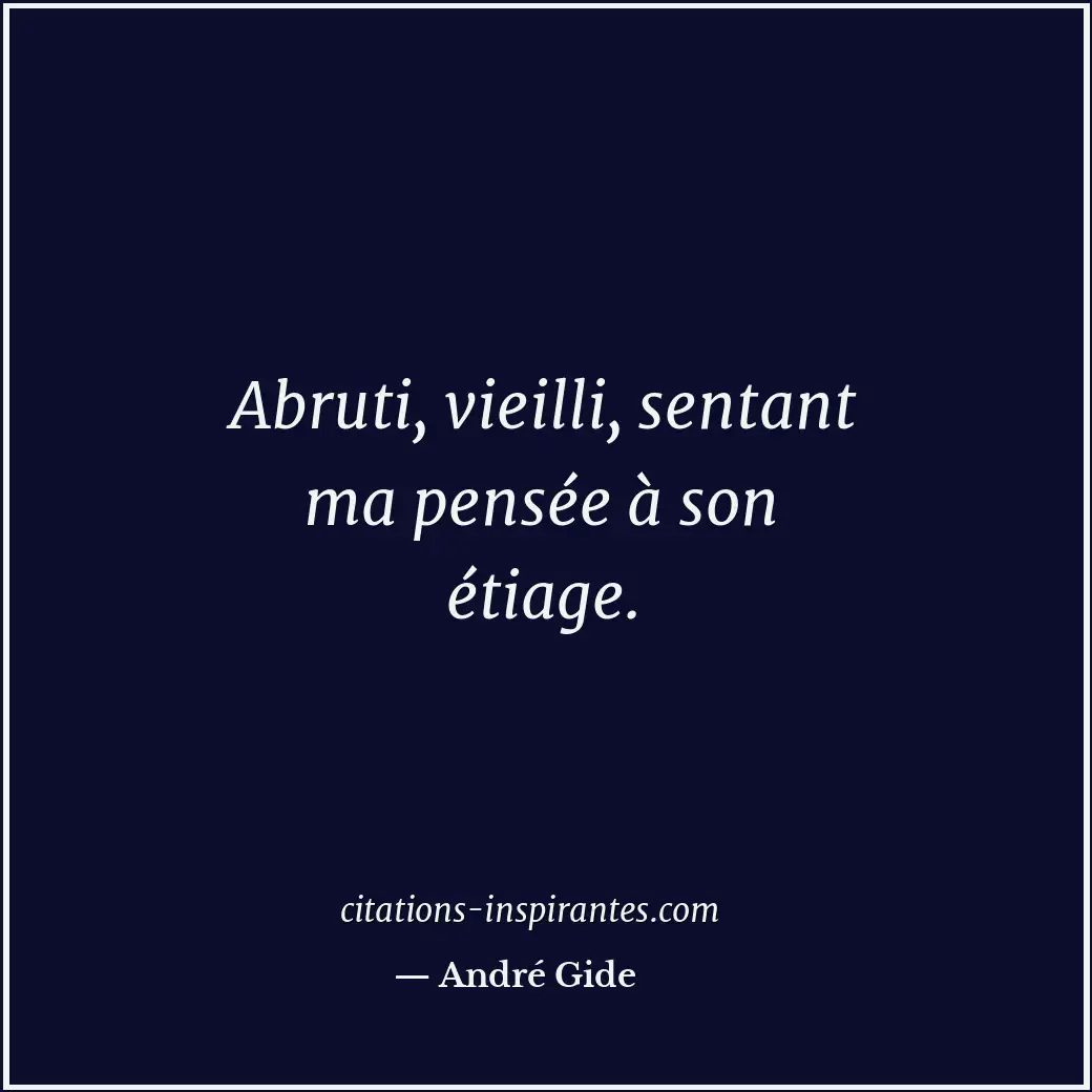 Citation de André Gide