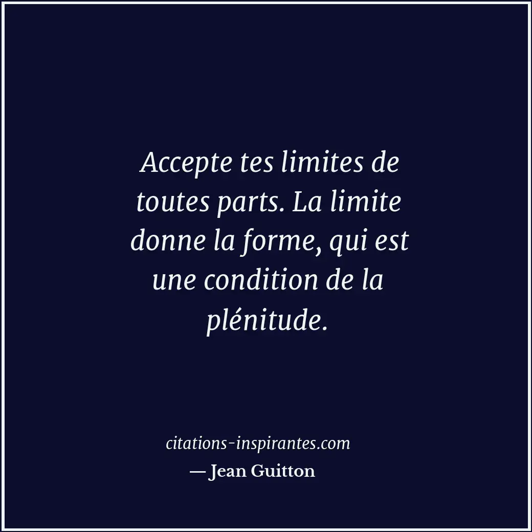 Citation de Jean Guitton
