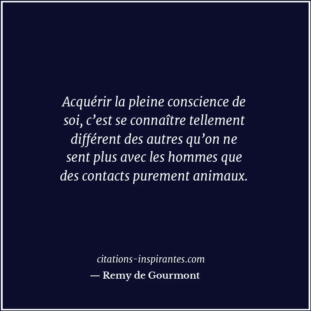 Citation de Remy de Gourmont