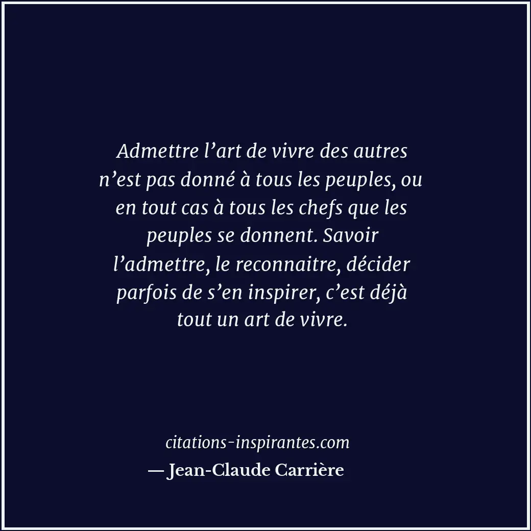 Citation de Jean-Claude Carrière