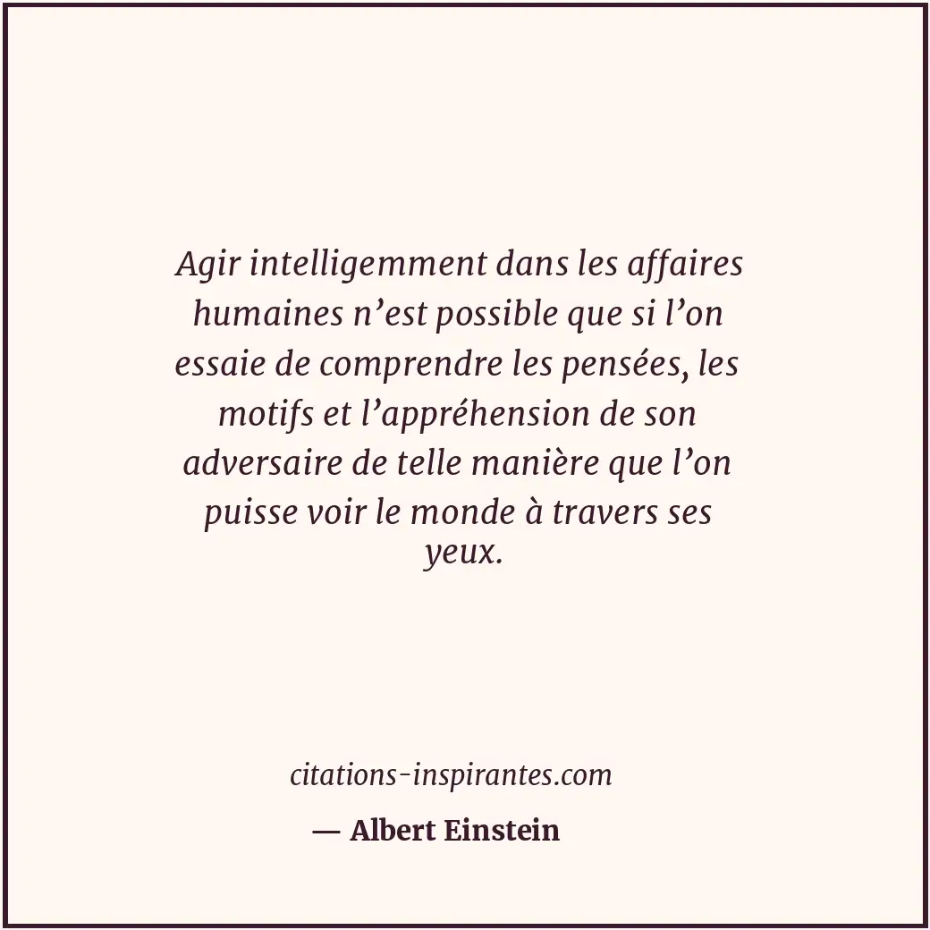 Citation de Albert Einstein