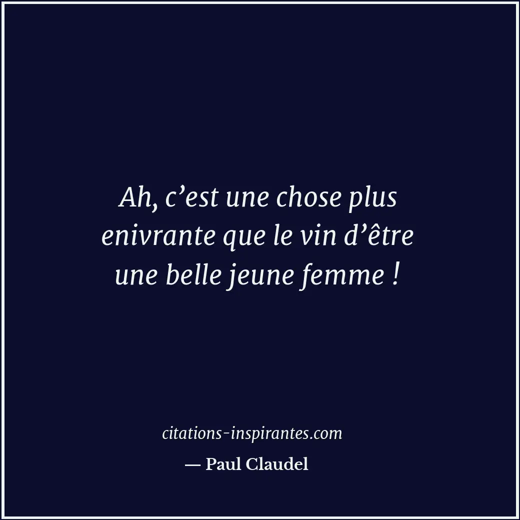 Citation de Paul Claudel