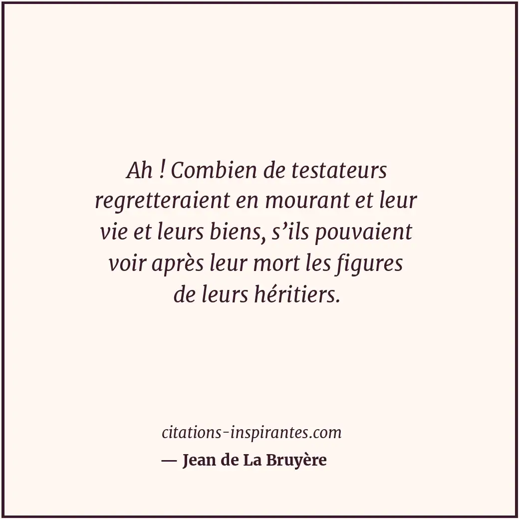 Citation de Jean de La Bruyère
