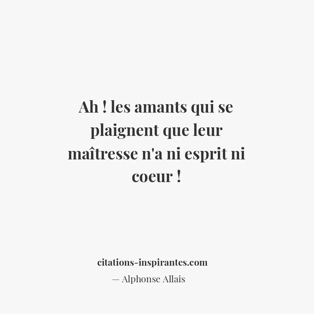 Citation de Alphonse Allais