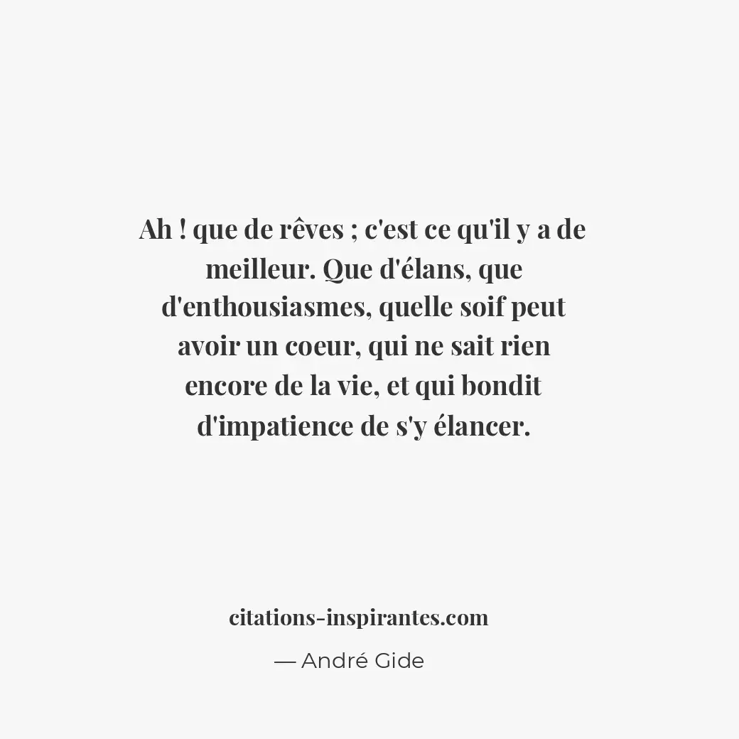 Citation de André Gide