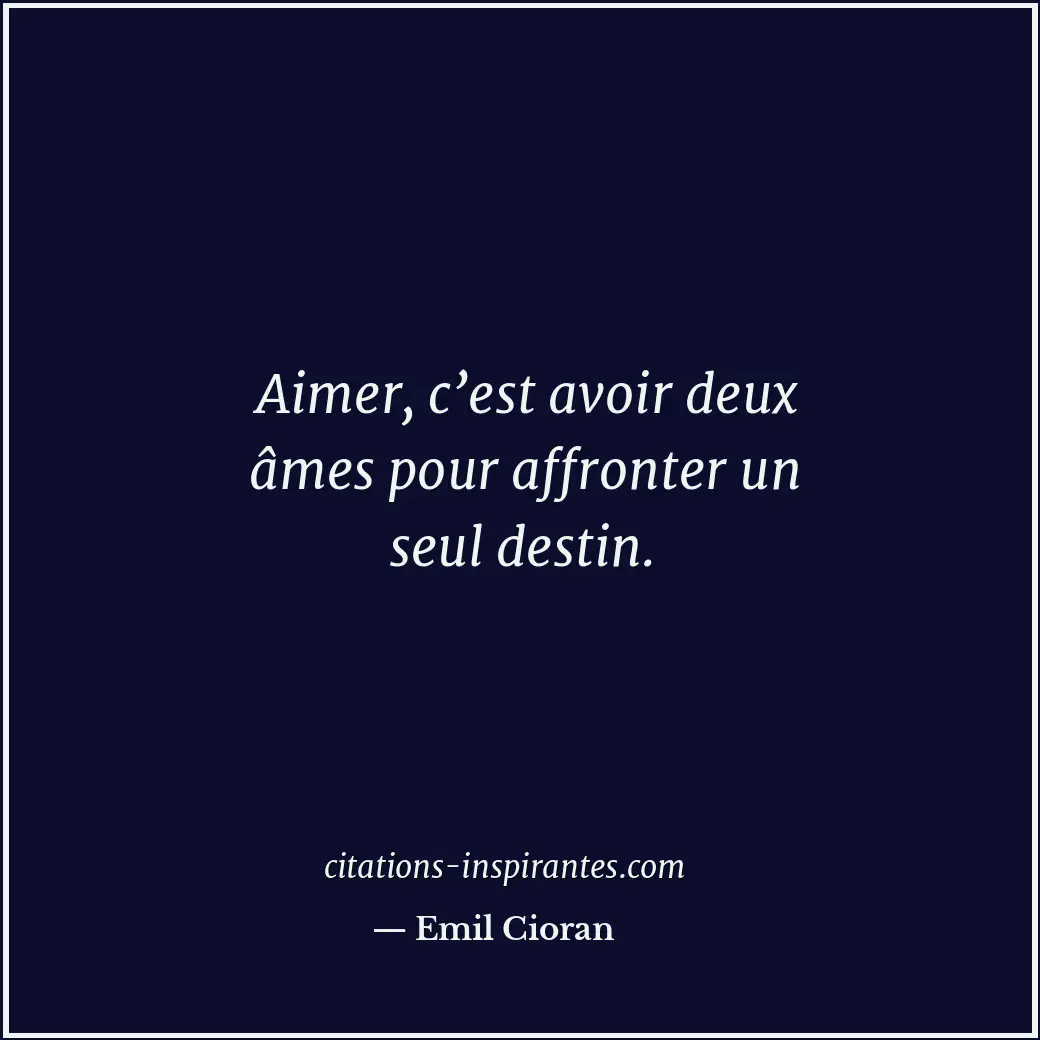Citation de Emil Cioran