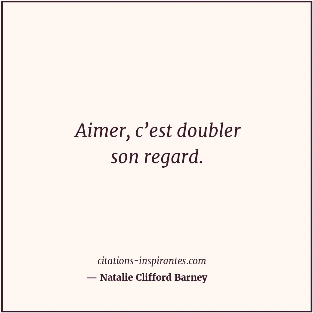 Citation de Natalie Clifford Barney
