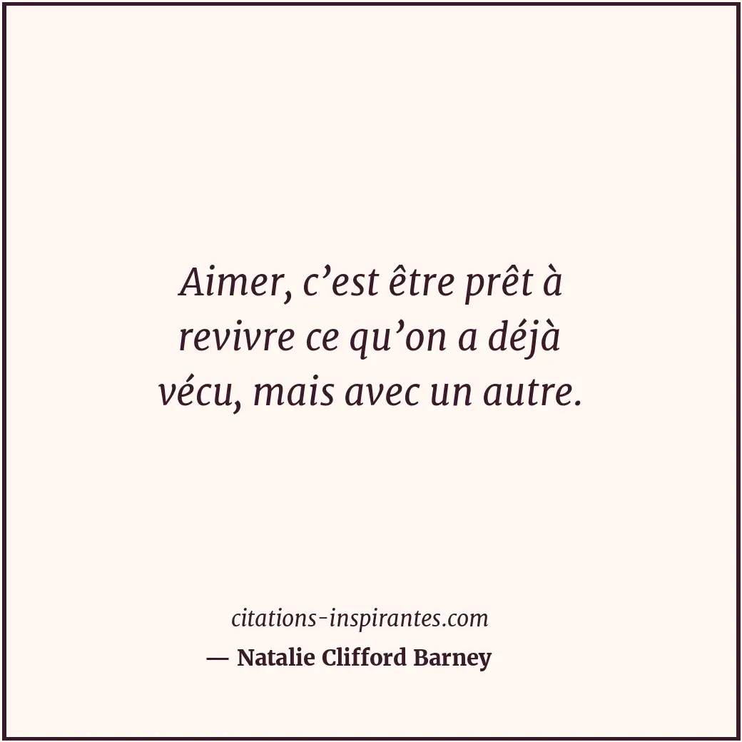 Citation de Natalie Clifford Barney