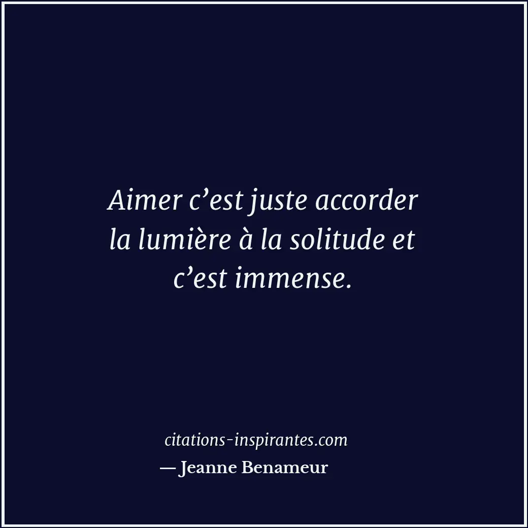 Citation de Jeanne Benameur