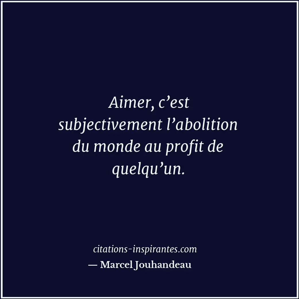 Citation de Marcel Jouhandeau
