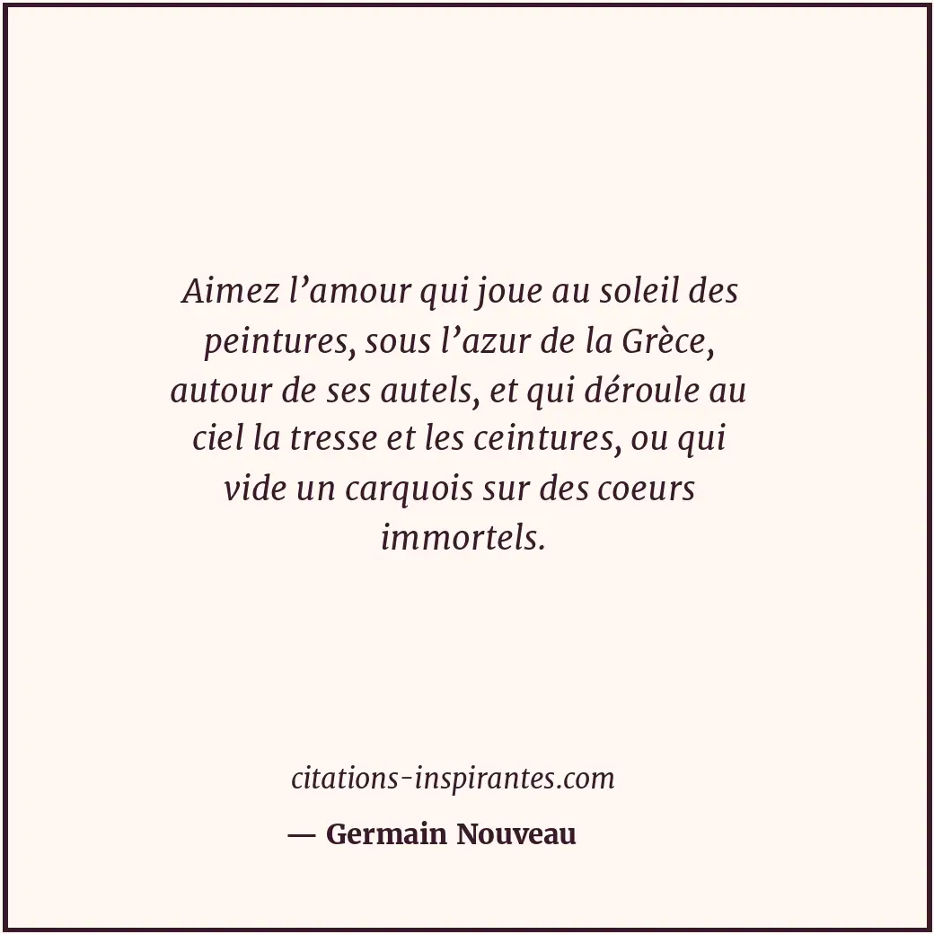 Citation de Germain Nouveau