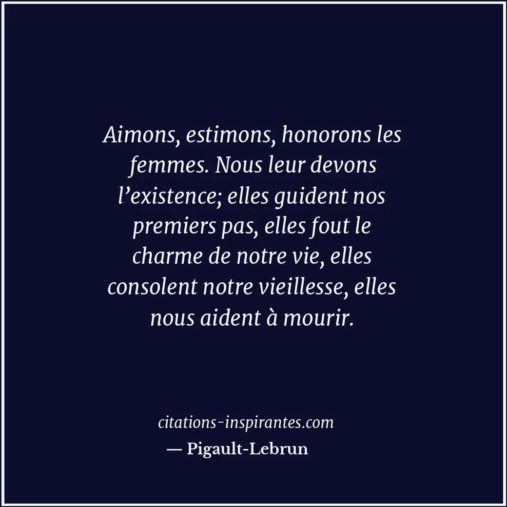 Citation de Pigault-Lebrun