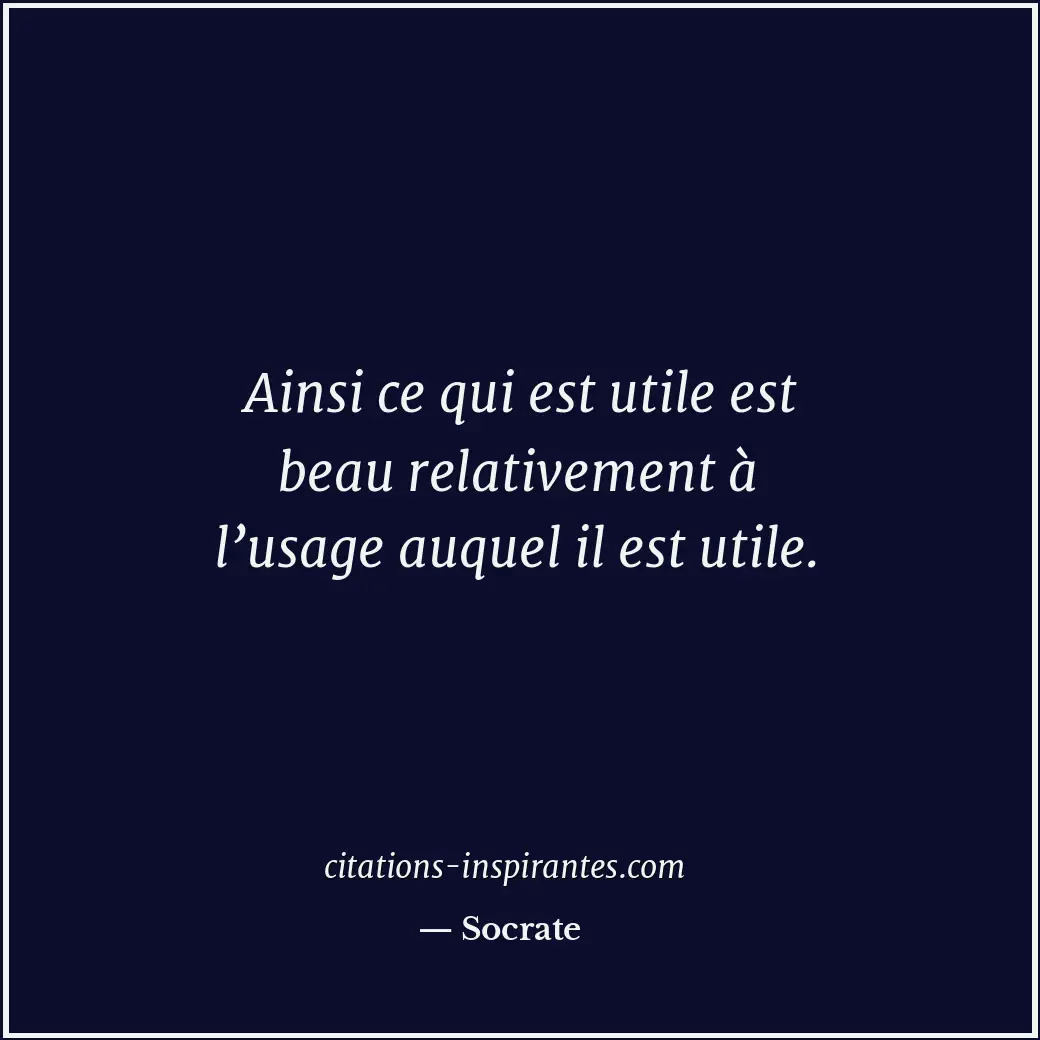 Citation de Socrate