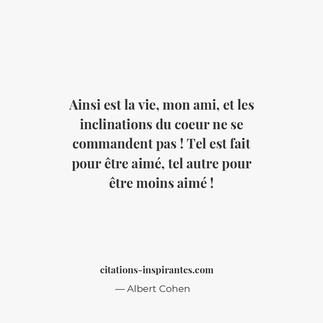 Citation de Albert Cohen