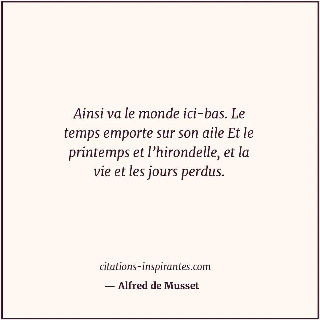 Citation de Alfred de Musset