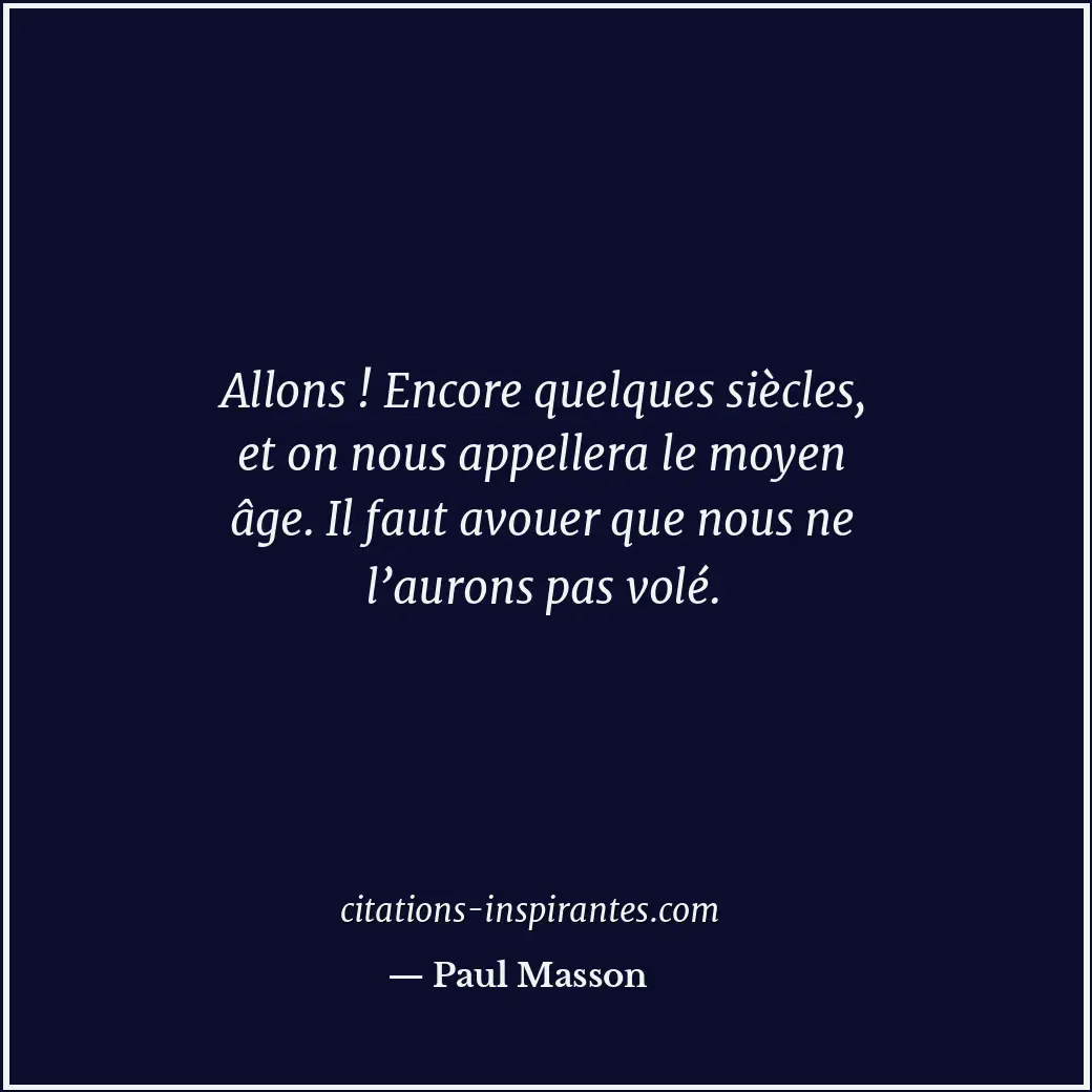 Citation de Paul Masson