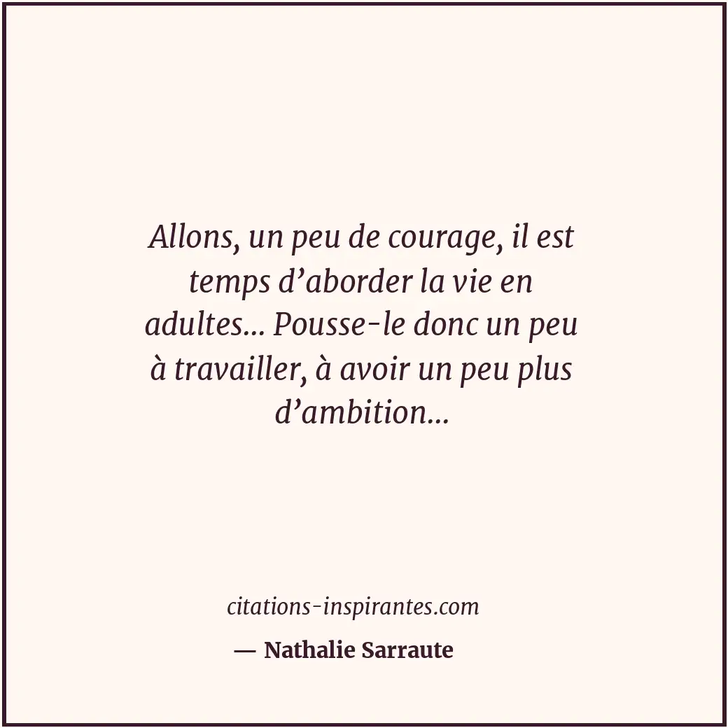 Citation de Nathalie Sarraute