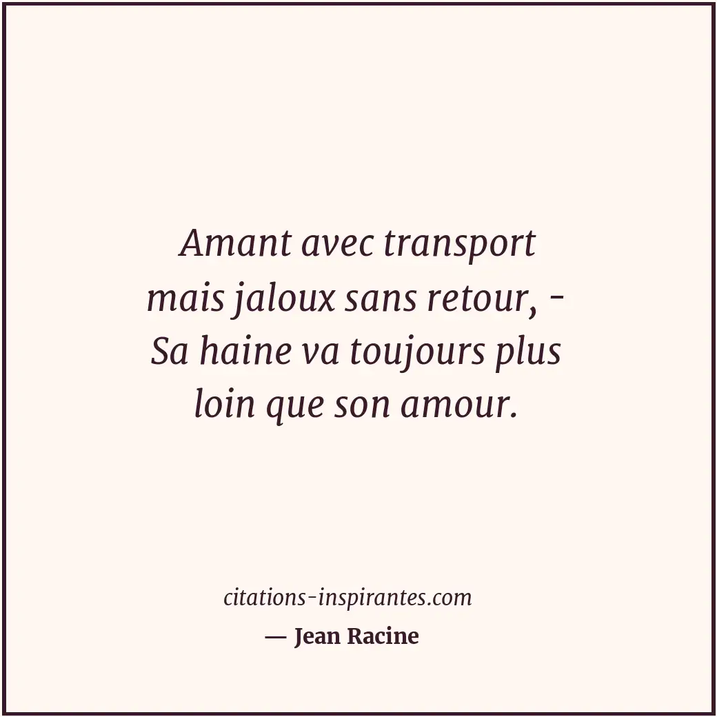 Citation de Jean Racine