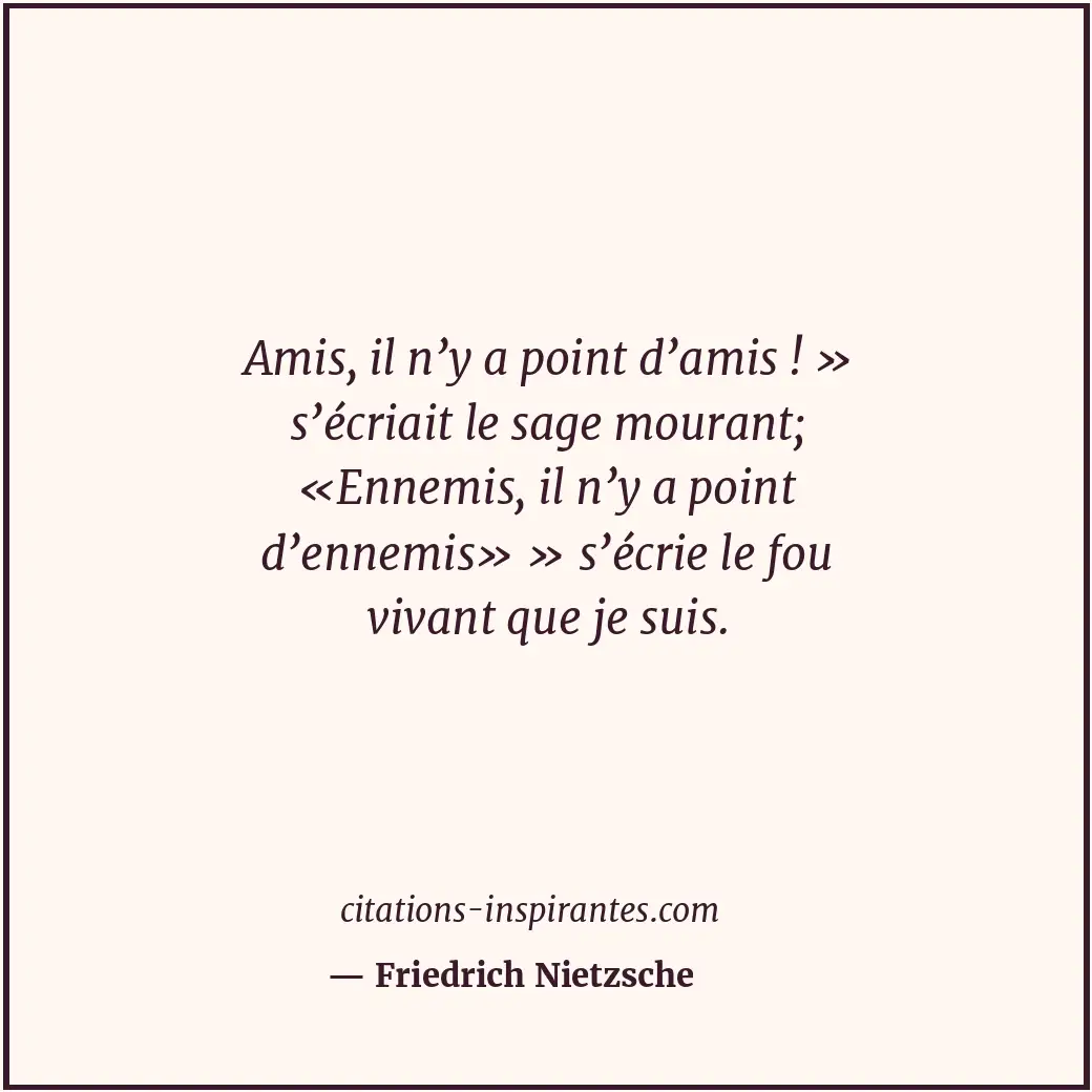Citation de Friedrich Nietzsche