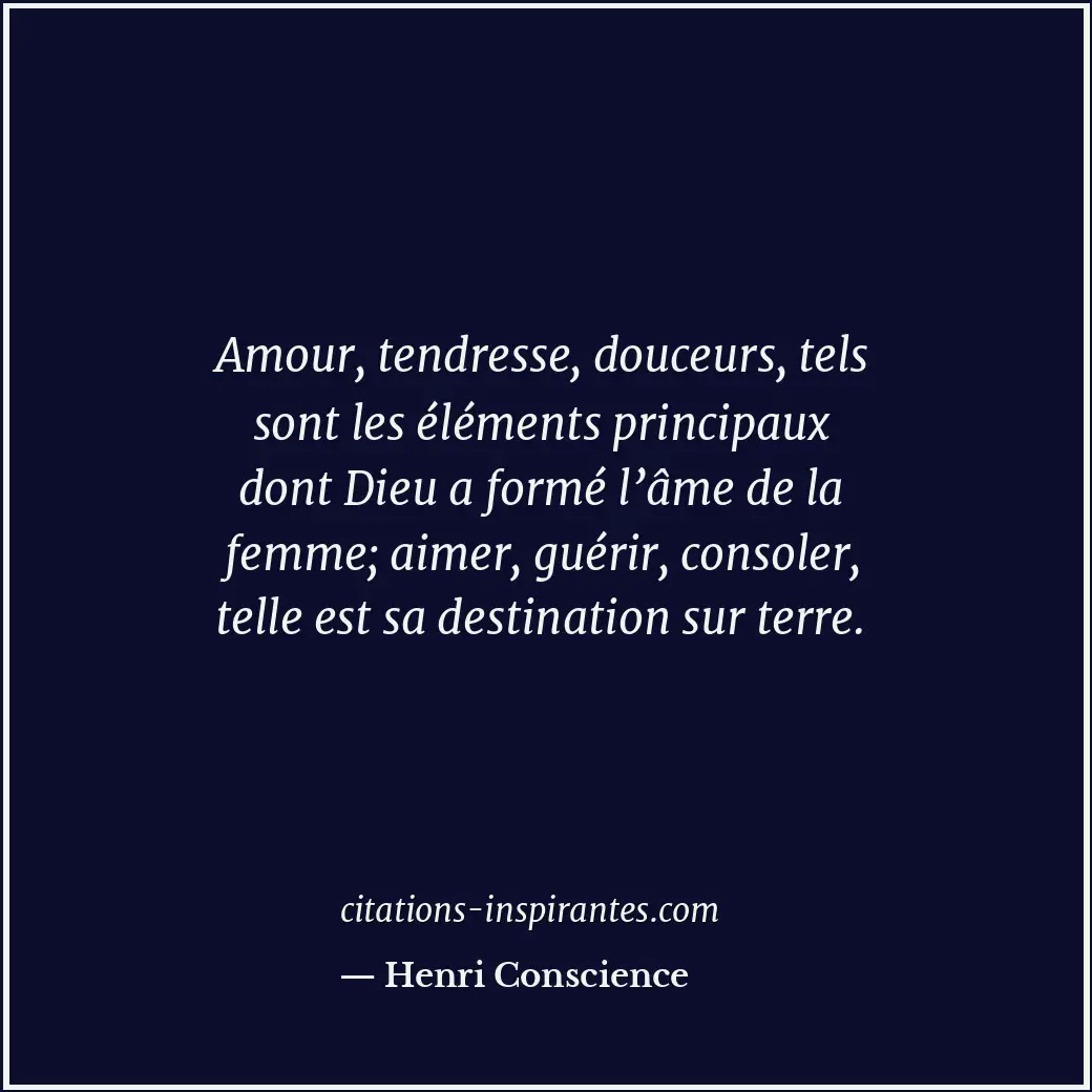 Citation de Henri Conscience