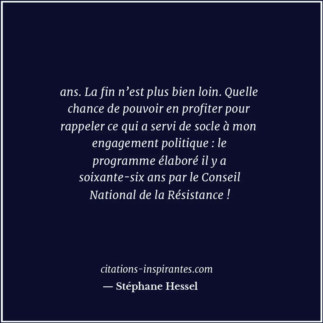 Citation de Stéphane Hessel