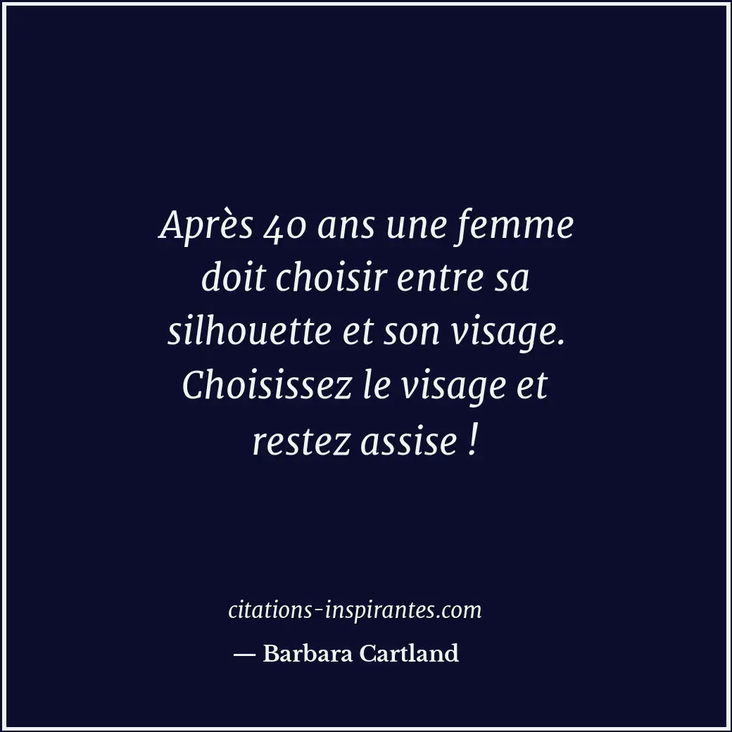 Citation de Barbara Cartland