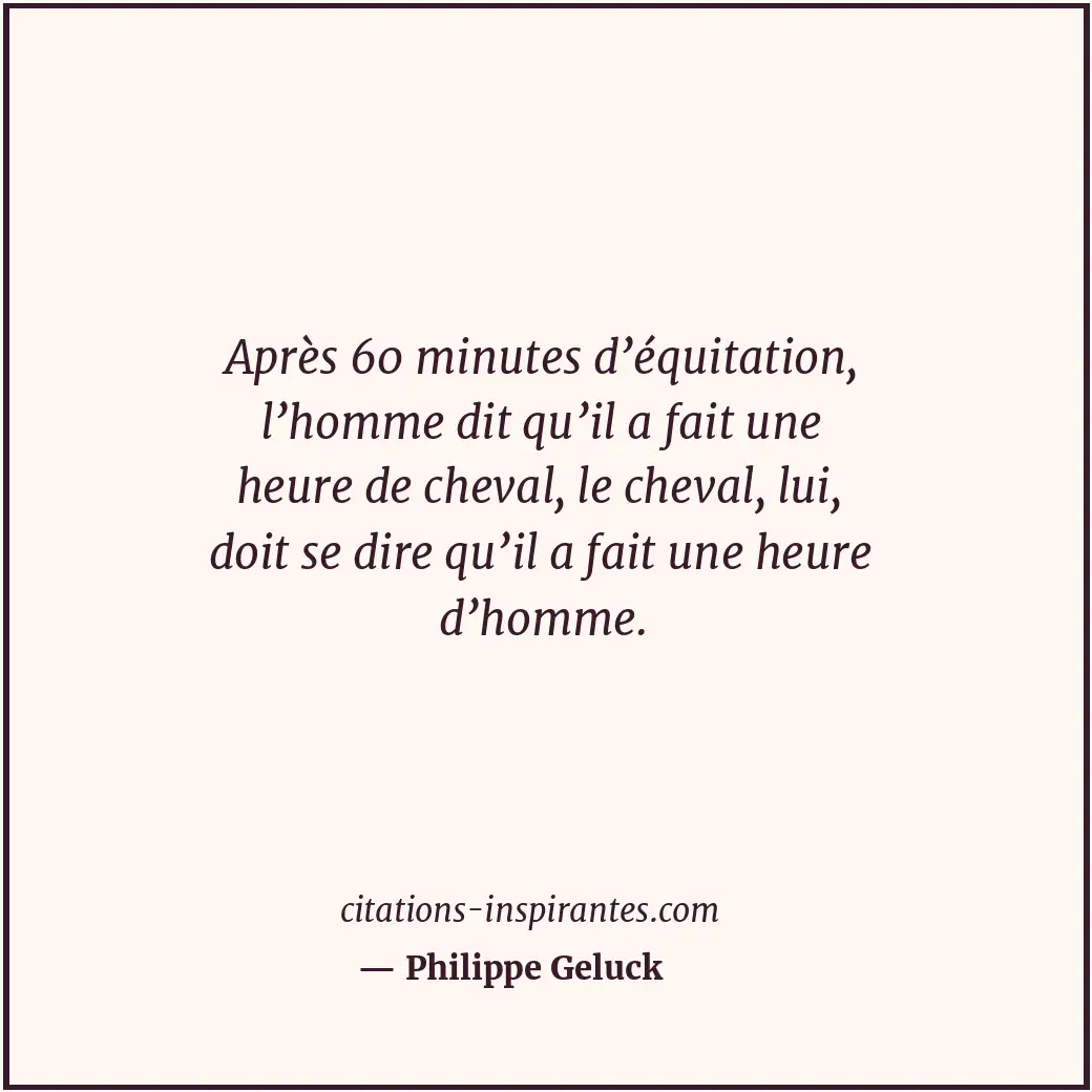 Citation de Philippe Geluck