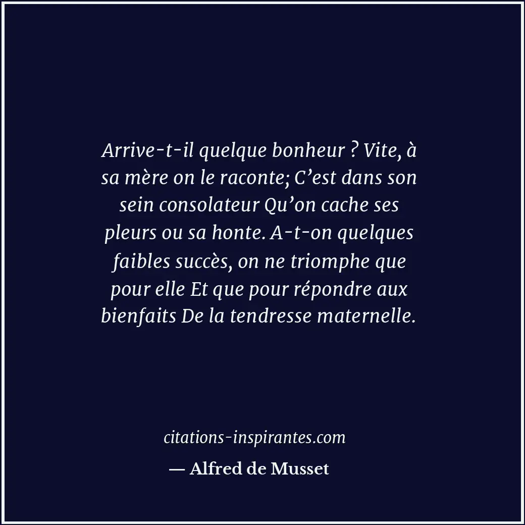 Citation de Alfred de Musset