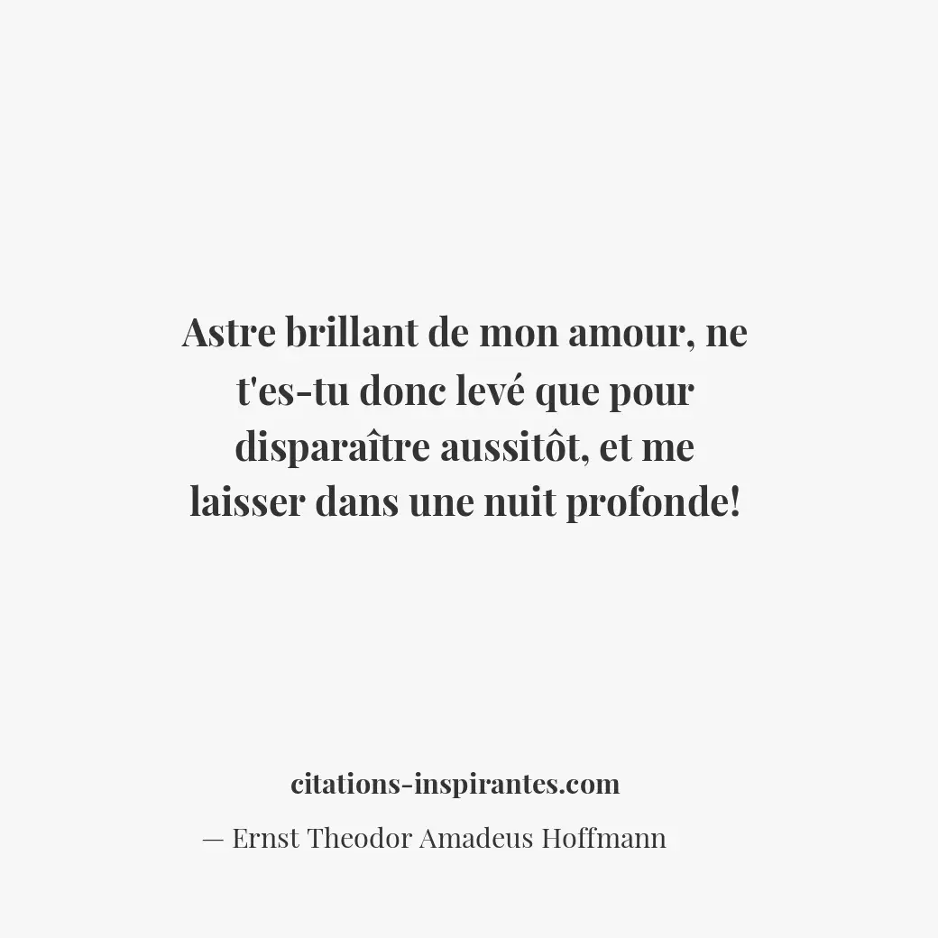 Citation de Ernst Theodor Amadeus Hoffmann